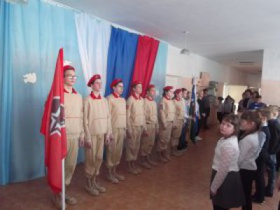 Открытие месячника по военно-патриотической работе в МОУ «Киргинская СОШ»